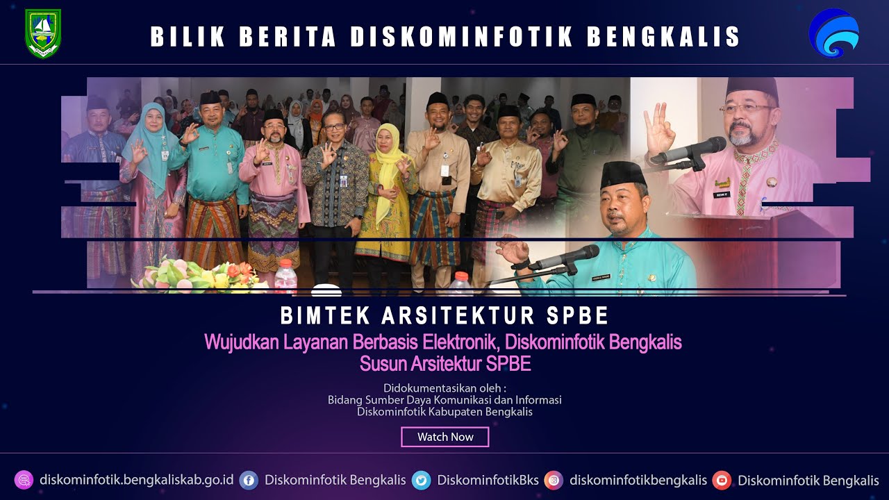 Wujudkan Layanan Berbasis Elektronik Diskominfotik Bengkalis Susun Arsitektur SPBE Air Kulim